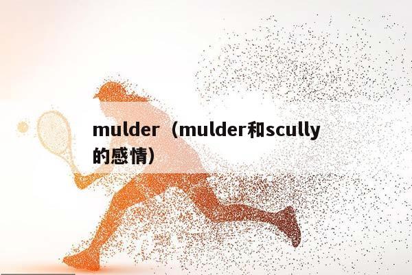 mulder（mulder和scully的感情）插图