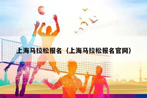 上海马拉松报名（上海马拉松报名官网）插图