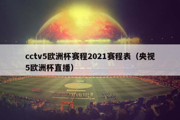 cctv5欧洲杯赛程2023赛程表（央视5欧洲杯直播）插图