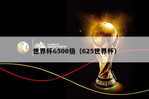 世界杯6500倍（625世界杯）插图