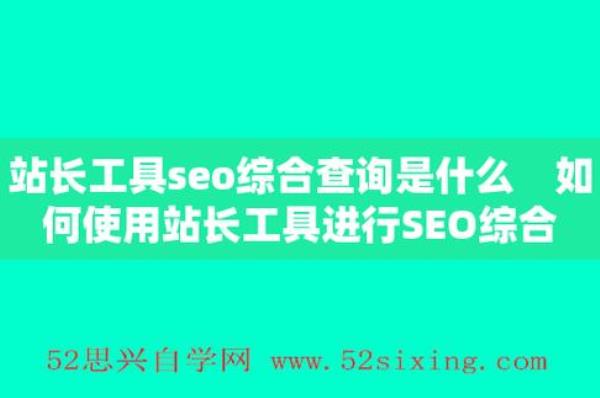 seo综合查询系统(seo综合查询是啥意思)插图